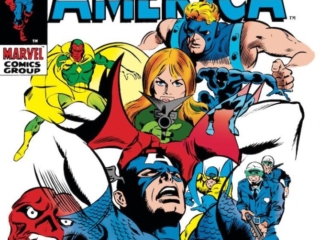 Captain America #116 cover; pencils, Gene Colan; inks, Joe Sinnott; Guest-starring the Avengers