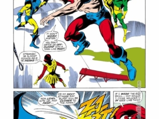 Captain America #116, pg. 16; pencils, Gene Colan; inks, Joe Sinnott; Red Skull, Steve Rogers, Goliath, Clint Barton, Vision, Yellowjacket, Avengers, Wasp