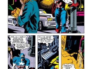 Captain America #122, pg. 3; pencils, Gene Colan; inks, Joe Sinnott; Steve Rogers
