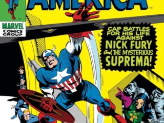 Captain America #123 cover; pencils, Gene Colan; inks, Joe Sinnott; Nick Fury, Suprema, Hydra