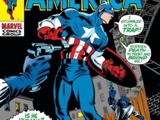 Captain America #124 cover; pencils, Marie Severin; inks, Joe Sinnott