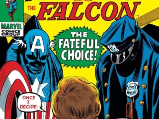 Captain America #139 cover; pencils and inks, John Romita Sr. Captain America #139 cover; pencils and inks, John Romita Sr.; The Fateful Choice, No Turning Back, Super-Hero or Policeman, Turning Point, Steve Rogers