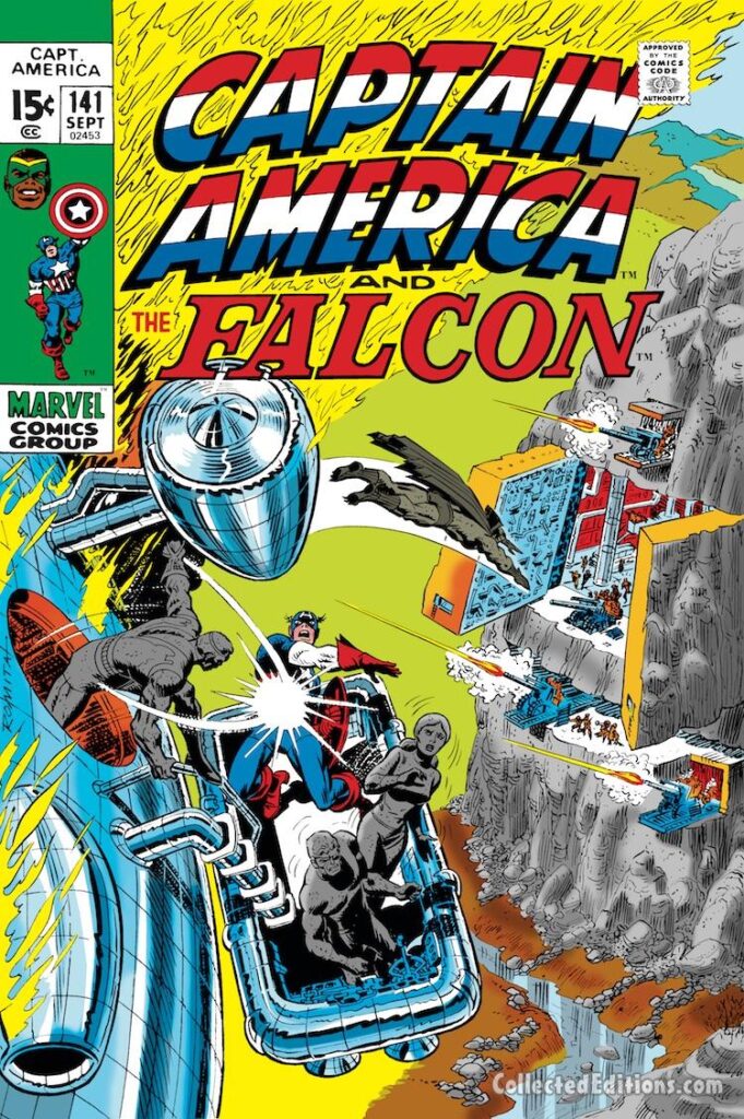 Captain America #141 cover; pencils and inks, John Romita Sr., Grey Gargoyle