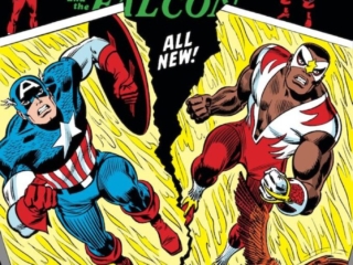 Captain America #144 cover; pencils and inks, John Romita Sr. Captain America #144 cover; pencils and inks, John Romita Sr.; Cap and Falcon Split Up, Femme-Force