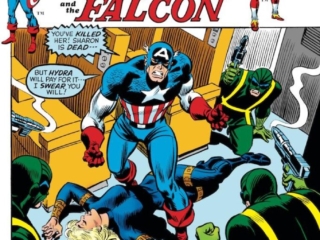 Captain America #145 cover; pencils and inks, John Romita Sr. Captain America #145 cover; pencils and inks, John Romita Sr.; Sharon Carter, Hydra