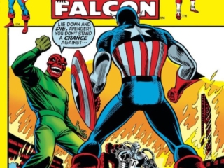 Captain America #148 cover; pencils and inks, John Romita Sr. Captain America #148 cover; pencils and inks, John Romita Sr.; Red Skull, the Fifth Sleeper