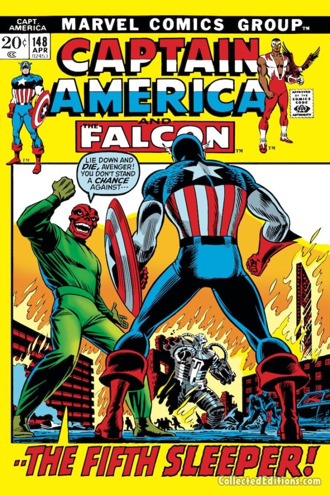 Captain America #148 cover; pencils and inks, John Romita Sr.; Red Skull, the Fifth Sleeper