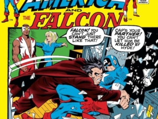 Captain America #152 cover; pencils, Sal Buscema; inks, Vince Colletta; Mr. Hyde, Falcon, Cry Vengeance