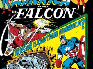 Captain America #178 cover; pencils, Ron Wilson; inks, Frank Giacoia; alterations, John Romita Sr.; Where Is Captain America, The Falcon, Sam Wilson