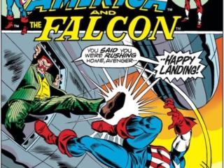 Captain America #192 cover; pencils, John Romita Sr.; inks, Frank Giacoia; Faustus