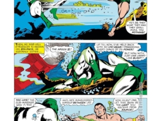 Captain Marvel #4, pg. 17; pencils, Gene Colan; inks, Vince Colletta; Mar-Vell, Namor the Sub-Mariner