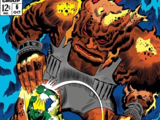 Captain Marvel #6 cover; pencils, Don Heck; inks, John Tartaglione; Solam, Mar-Vell