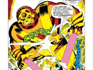 Captain Marvel #9, pg. 10; pencils, Don Heck; inks, Vince Colletta; Walter Lawson, alter ego, Mar-Vell, Cyberex