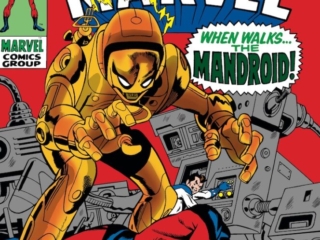 Captain Marvel #18 cover; pencils, Gil Kane; inks, Dan Adkins; Mar-Vell, When Walks the Mandroid, Yon-Rogg