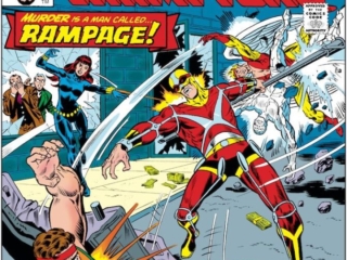 Champions #5 cover; pencils, Rich Buckler; inks, Dan Adkins Champions #5 cover; pencils, Rich Buckler; inks, Dan Adkins, Rampage villain, Black Widow, Hercules