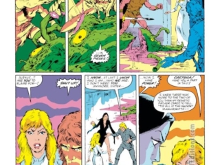 Conan the Barbarian Annual #8, pg. 18; pencils and inks, Val Mayerik; Alexus, Castricia