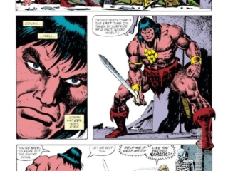 Conan the Barbarian Annual #11, pg. 35; pencils and inks, Ernie Chan Conan the Barbarian Annual #11, pg. 35; pencils and inks, Ernie Chan; Tolkhan