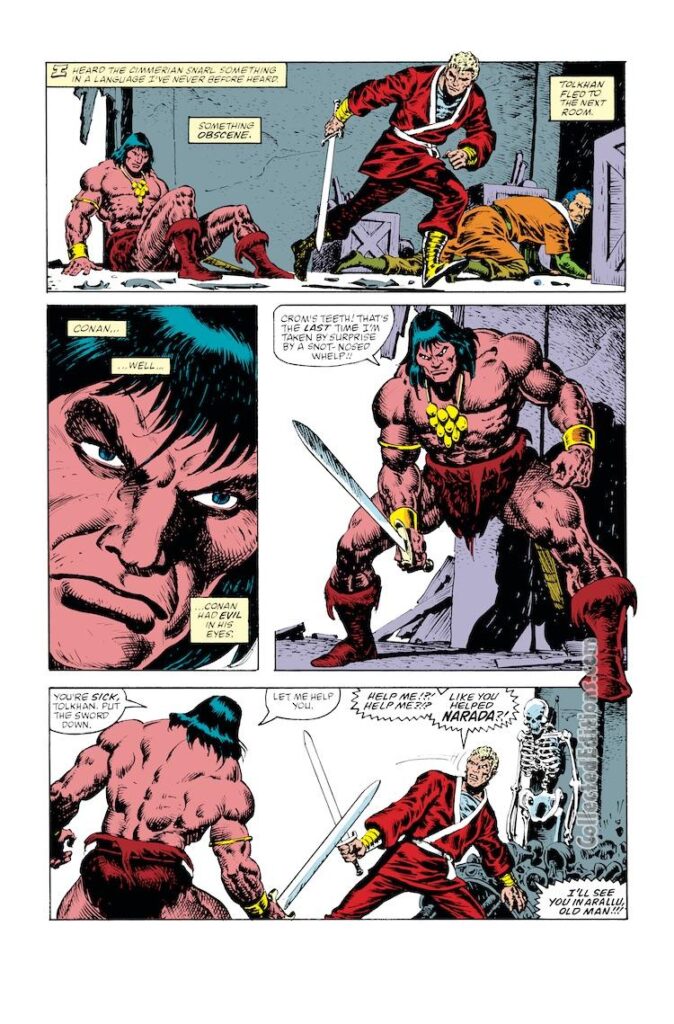 Conan the Barbarian Annual #11, pg. 35; pencils and inks, Ernie Chan; Tolkhan