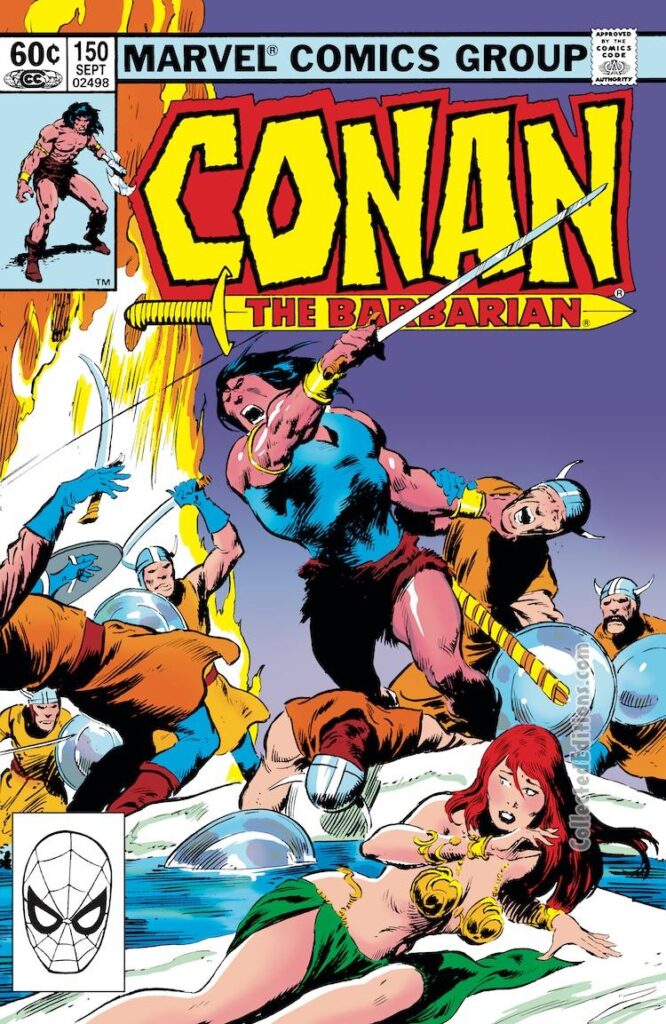 Conan the Barbarian #150 cover; pencils and inks, John Buscema