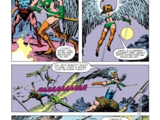 Conan the Barbarian #153, pg. 9; pencils, John Buscema; inks, Ernie Chan; dragonfly warriors