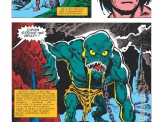 Conan the Barbarian #156, pg. 9; pencils, John Buscema; inks, Ernie Chan; By Crom