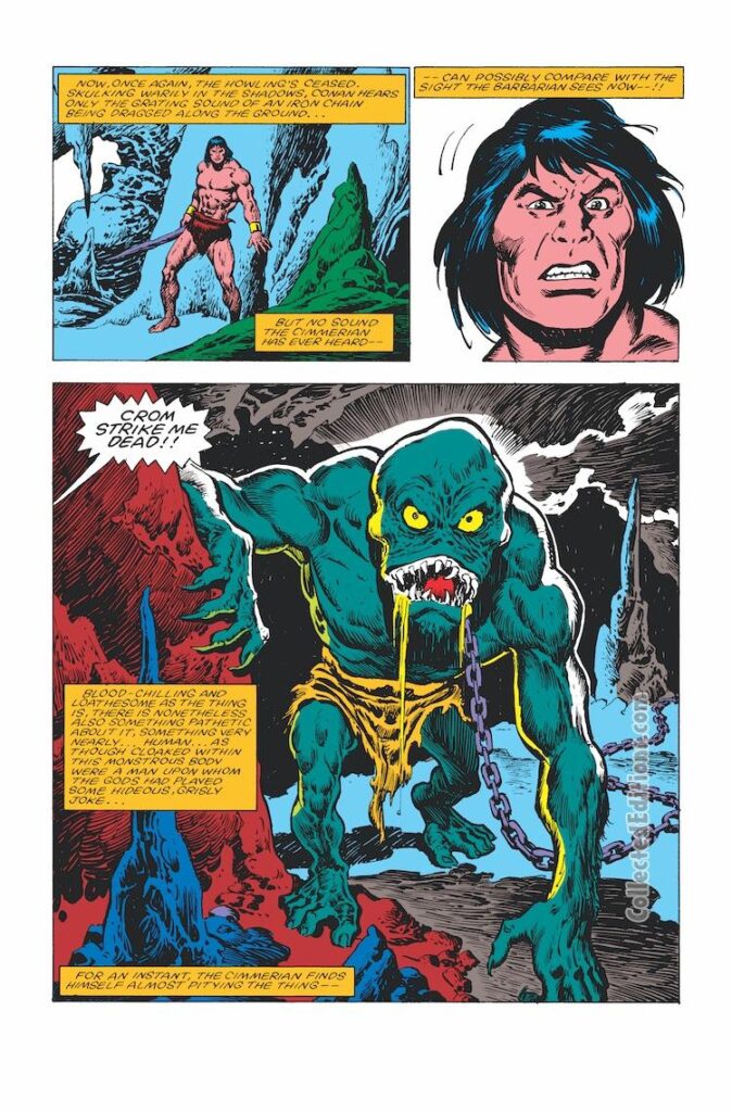 Conan the Barbarian #156, pg. 9; pencils, John Buscema; inks, Ernie Chan; By Crom