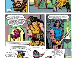 Conan the Barbarian #157, pg. 4; pencils, John Buscema; inks, Ernie Chan; Lord Karno
