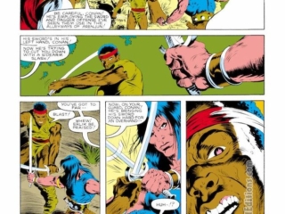 Conan the Barbarian #160, pg. 15; pencils, Bob Camp; inks, Armando Gil