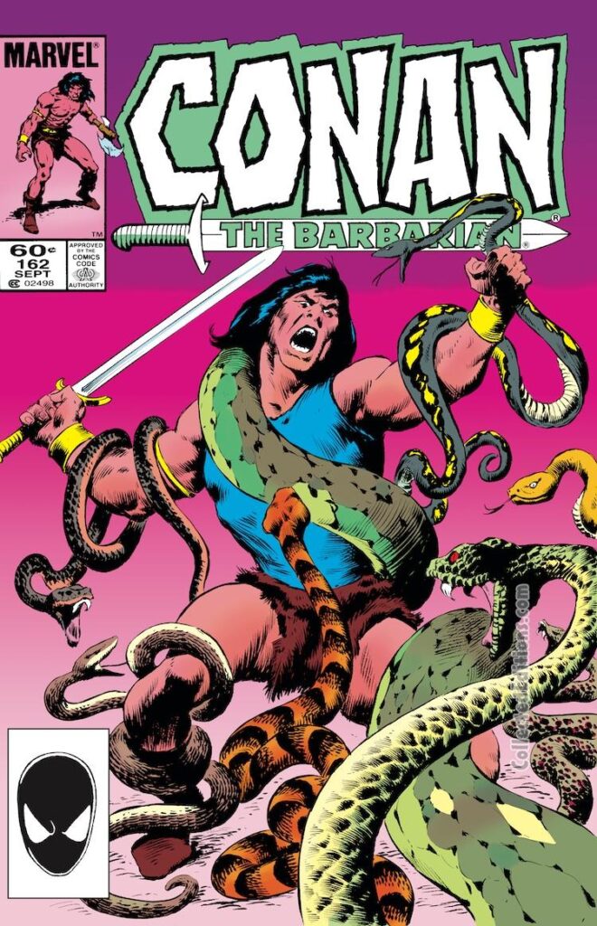 Conan the Barbarian #162 cover; pencils and inks, John Buscema