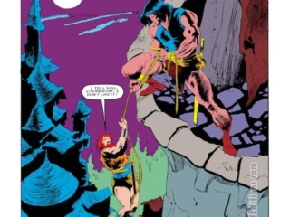 Conan the Barbarian #165, pg. 1; pencils, John Buscema; inks, Armando Gil; Temple of the Dragon, Fafnir, Michael Fleisher, splash page