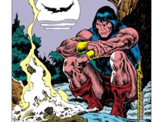 Conan the Barbarian #168, pg. 1; pencils and inks, John Buscema; The Bird-Woman and the Beast, Michael Fleisher, splash page