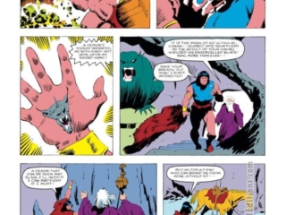 Conan the Barbarian #170, pg. 4; pencils, John Buscema; inks, Bob Camp; The Mark of Kx'ulthulum