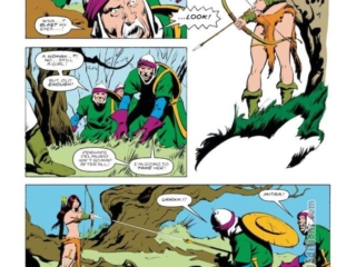 Conan the Barbarian #173, pg. 3; pencils, John Buscema; inks, Bob Camp Conan the Barbarian #173, pg. 3; pencils, John Buscema; inks, Bob Camp; Tetra, Captain Delmurio