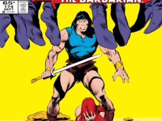 Conan the Barbarian #174 cover; pencils and inks, John Buscema Conan the Barbarian #174 cover; pencils and inks, John Buscema; Tetra