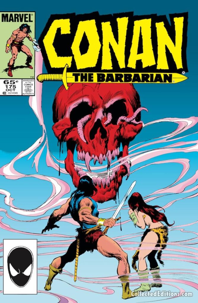 Conan the Barbarian #175 cover; pencils and inks, John Buscema; Tetra