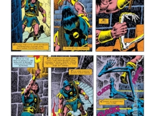 Conan the Barbarian #181, pg. 14; pencils, John Buscema; inks, Ernie Chan Conan the Barbarian #181, pg. 14; pencils, John Buscema; inks, Ernie Chan; Tetra