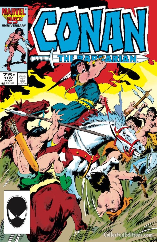 Conan the Barbarian #182 cover; pencils and inks, John Buscema; the picts