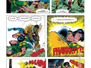 Conan the Barbarian #184, pg. 18; pencils, John Buscema Conan the Barbarian #184, pg. 18; pencils, John Buscema; inks, Ernie Chan, King Maddoc