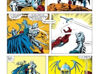 Conan the Barbarian #190, pg. 3; layouts, John Buscema; pencils and inks, Ernie Chan Conan the Barbarian #190, pg. 3; layouts, John Buscema; pencils and inks, Ernie Chan; Devourer of Souls
