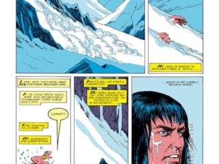 Conan the Barbarian #211, pg. 11; pencils, Val Semeiks; inks, Alfredo Alcala