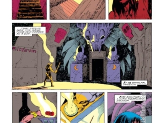 Conan the Barbarian #212, pg. 12; pencils, Val Semeiks; inks, Alfredo Alcala, treasure hunt
