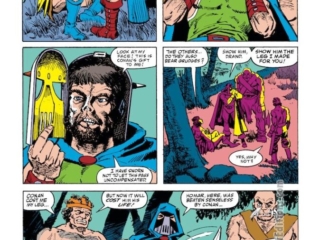 Conan the Barbarian #222, pg. 6; pencils and inks, Gary Kwapisz, Brand, Homar, Zark
