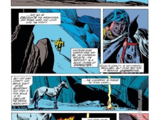 Conan the Barbarian #230, pg. 6; pencils, Frank Springer; inks, Don Perlin, horseback