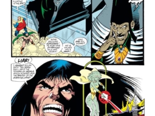 Conan the Barbarian #253, pg. 4; pencils, Dave Hoover; inks, Dell Barras Conan the Barbarian #253, pg. 4; pencils, Dave Hoover; inks, Dell Barras; Kulan Gath; Yaila and Godrik, Terhali the Green Empress