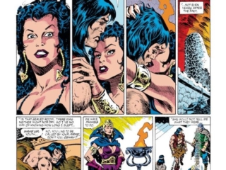 Conan the Barbarian #254, pg. 8; pencils, Mike Docherty; inks, Ernie Chan Conan the Barbarian #254, pg. 8; pencils, Mike Docherty; inks, Ernie Chan, Vammatar