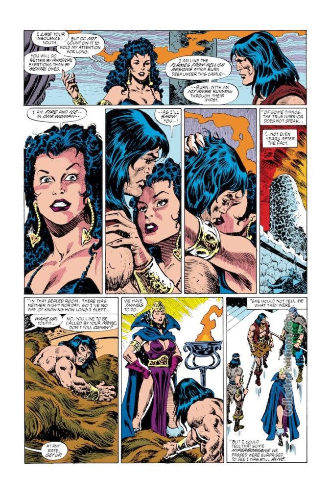 Conan the Barbarian #254, pg. 8; pencils, Mike Docherty; inks, Ernie Chan, Vammatar