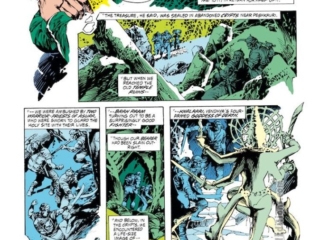 Conan the Barbarian #261, pg. 11; pencils and inks, E.R. Cruz Conan the Barbarian #261, pg. 11; pencils and inks, E.R. Cruz; Brah Raam, Warrior-Priests of Asura, Khalaari, Vendhya’s four-armed goddess of death, Hobb