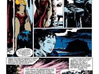 Conan the Barbarian #269, pg. 8; pencils, Mike Docherty; inks, Ricardo Villagran Conan the Barbarian #269, pg. 8; pencils, Mike Docherty; inks, Ricardo Villagran, Isparana