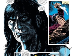Conan the Barbarian #274, pg. 2; pencils, Mike Docherty; inks, Ricardo Villagran Conan the Barbarian #274, pg. 2; pencils, Mike Docherty; inks, Ricardo Villagran, Milo, Drago, Zorka