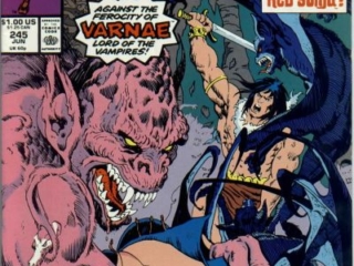 Conan the Barbarian #245 cover (not final Omnibus restoration)